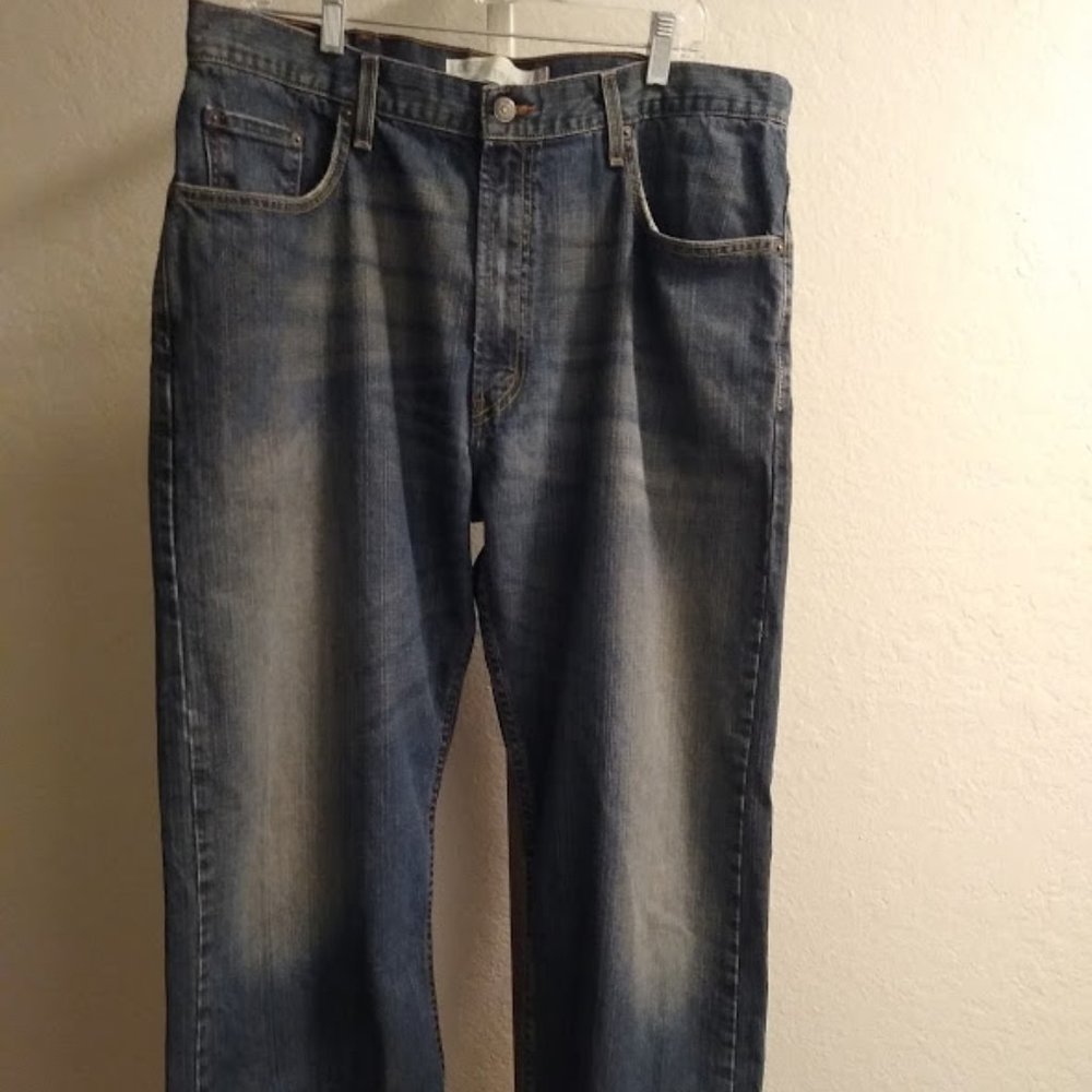 Levi's Strauss 569 Distressed Mens Blue Jeans W38 -- Final Price